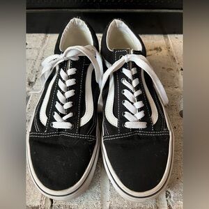 Vans Black and White Sneakers